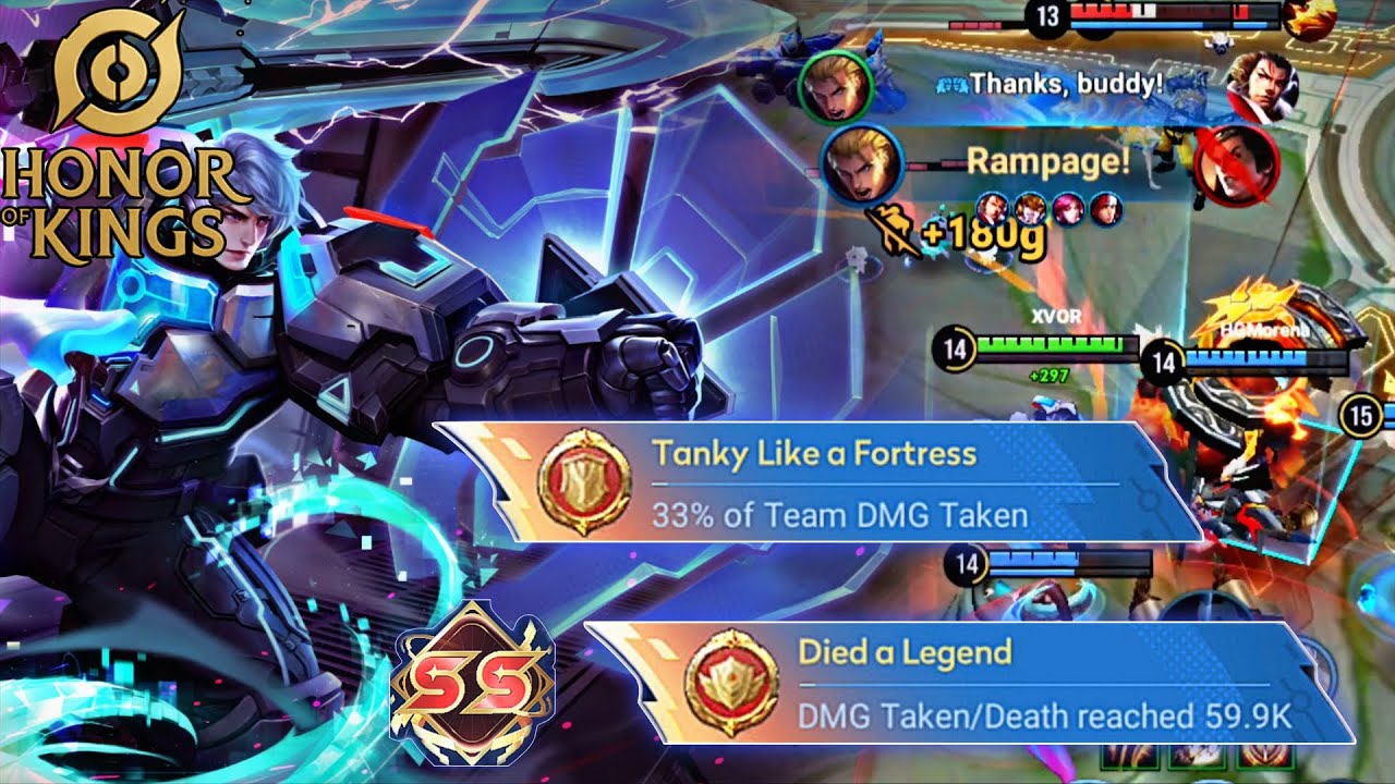 Gampang dimainin + tebel || Arthur gameplay || Honor Of Kings 