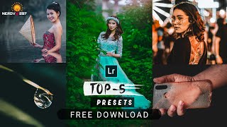 Lightroom Top 5 Dng Presets Free Download 2021 Lightroom Presets Use Part-1 Nerov297 Tutorial