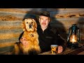 Off Grid Cabin Life with My Dog: Rustic Kitchen for the Wilderness Homestead