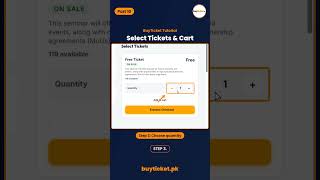 Add Tickets to Your Cart in 60 Seconds | BuyTicket #Shorts