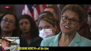 BREAKING NEWS:📣 EXTENDED VERSION - Mayor Bass in L.A. saying President Trump’s actions…