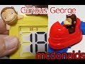 【ハッピーセット】おさるのジョージ　車道の組み立て　算数あそび mcdonalds Toy Curious George