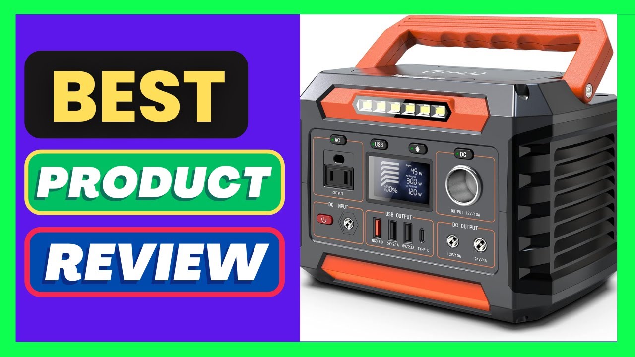 PROGENY 300W Portable Power Station, 299Wh/80818mAh Solar Generator