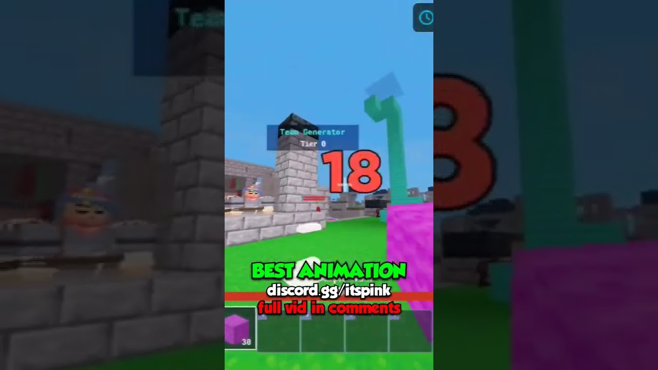 THE BEST ANIMATION COMBO IN ROBLOX BEDWARS! 