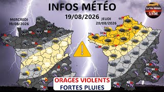 WEATHER UPDATE / STORMS AND HEAVY RAIN IN FRANCE ON THURSDAY AND MONDAY, A SUDDEN SHIFT IN THE WE...