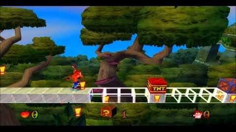 Crash Bandicoot 2 Walkthrough Part 17 Air Crash Box Gem