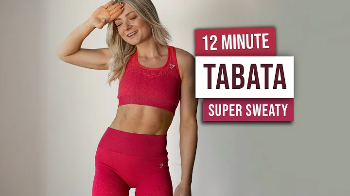12 MIN TABATA HIIT WORKOUT - Full Body Cardio - Su...
