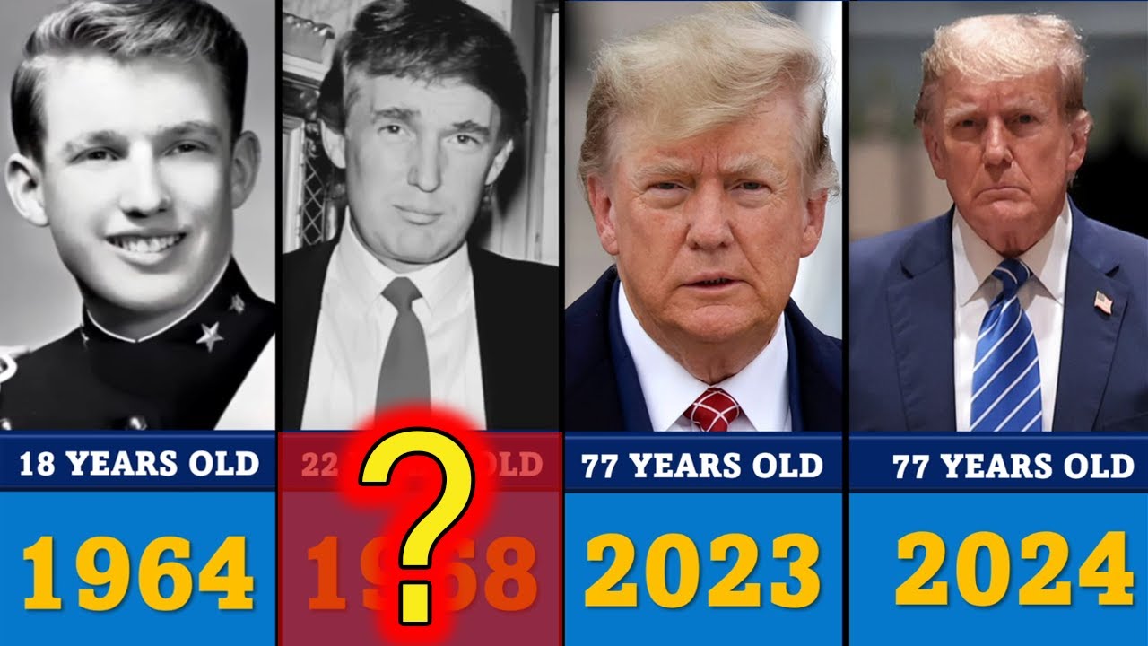 Donald Trump - Transformation From 3 to 77 Years Old - YouTube