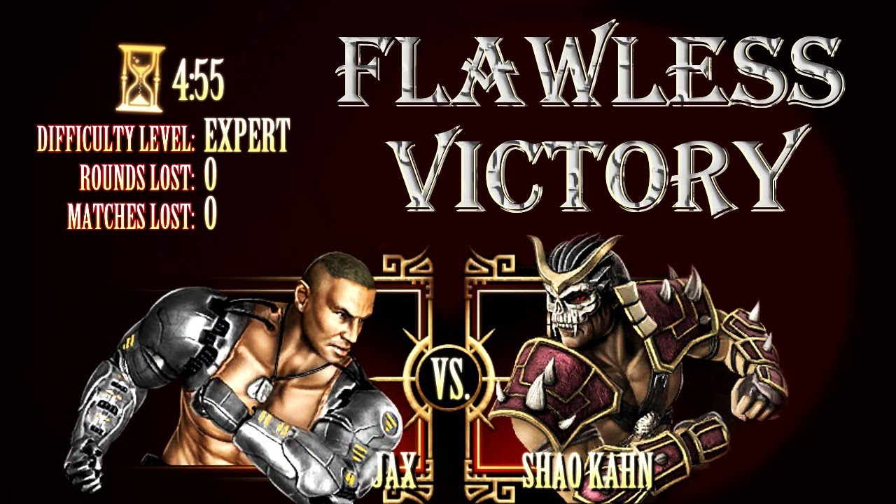 ЧИСТАЯ ПОБЕДА/ ДЖАКС VS ШАО КАН/ ЭКСПЕРТ/ МОРТАЛ КОМБАТ 9/ FLAWLESS VICTORY/ JAX VS SHAO KAHN
