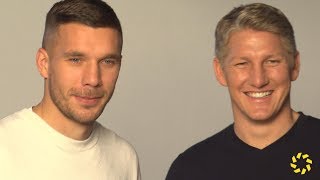 Bastian Schweinsteiger und Lukas Podolski über die Chancen der Nationalmannschaft bei der WM