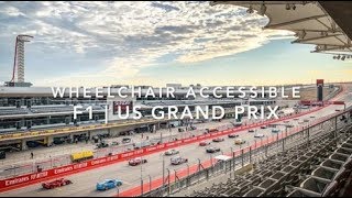 Wheelchair Accessible Formula One F1 US Grand Prix | Circuit of the Americas by Sylvia Longmire 394 views 4 years ago 4 minutes, 25 seconds