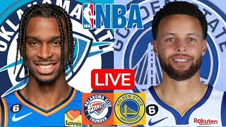 LIVE: OKLAHOMA CITY THUNDER vs GOLDEN STATE WARRIORS | NBA | PLAY BY PLAY | SCOREBOARD