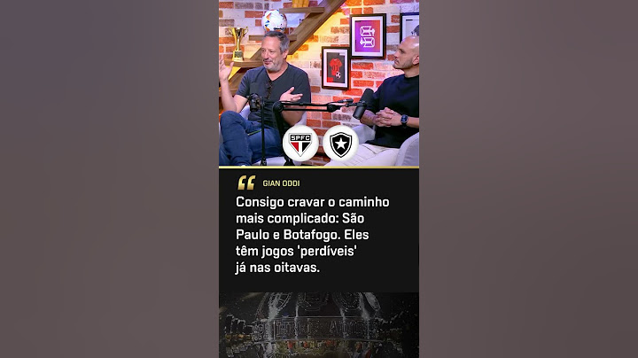 SÃO PAULO e BOTAFOGO pegaram o CAMINHO mais DIFÍCIL na LIBERTADORES? 🧐 #shorts
