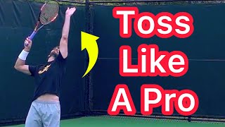 What Your Tossing Arm Should Do When You Serve (Pro Tennis Technique)