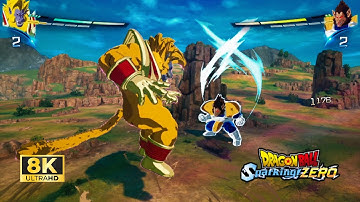 Baby vs Vegeta (Great Ape Battle) | DRAGON BALL: Sparking! ZERO [8K 60FPS]