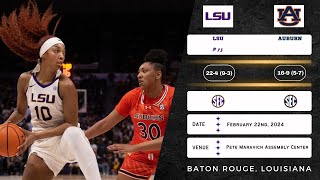 No. 13 LSU vs Auburn | SEC | 2.22.24