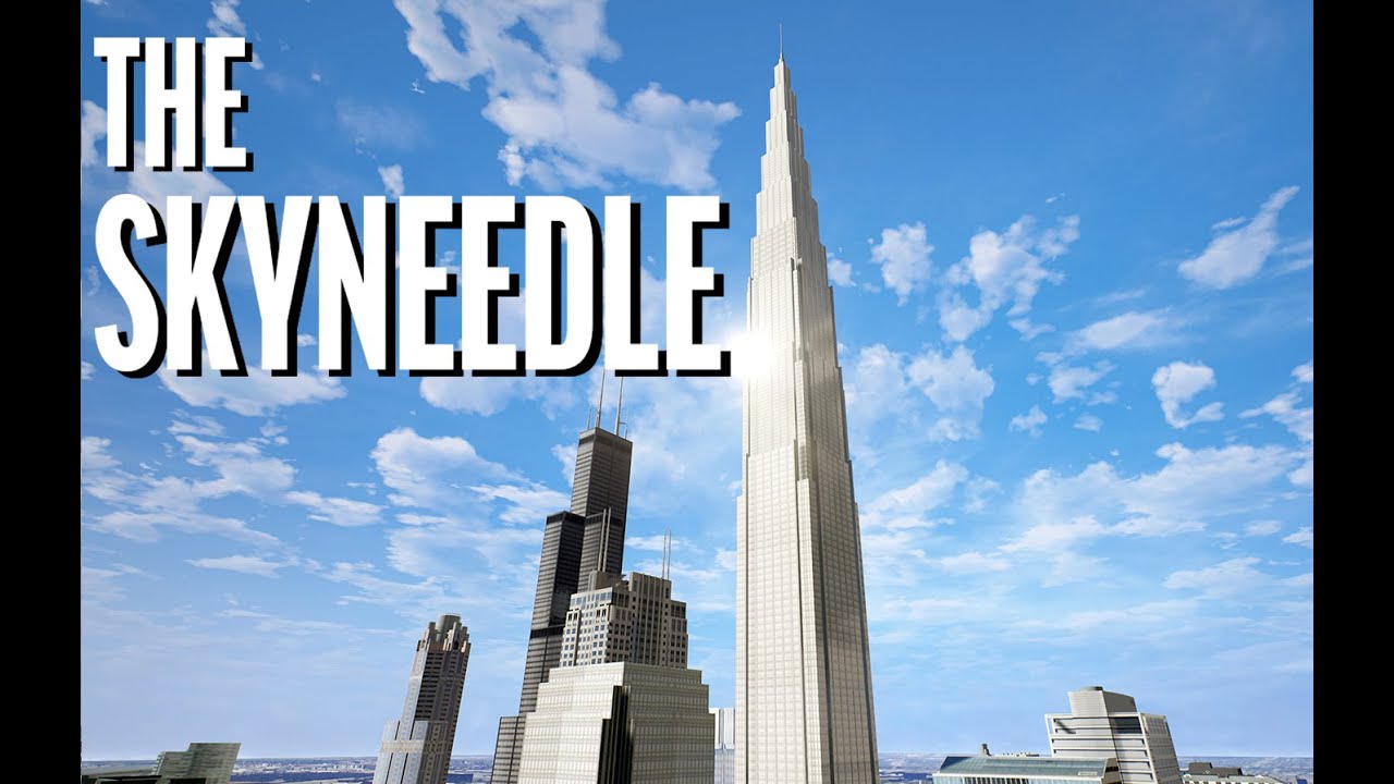The Miglin-Beitler Skyneedle in my 3d Chicago model