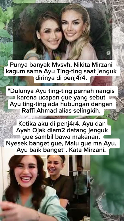 Nikita Mirzani nyesel ngata2in Ayu ting ting ini reaksinya 👇 #artis #beritaterkini