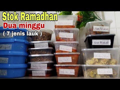 Ide Masakan PERSEDIAAN RAMADHAN LAUK FROZEN DUA MINGGU❗FROZEN FOOD FOR RAMADHAN Yang Sangat Enak