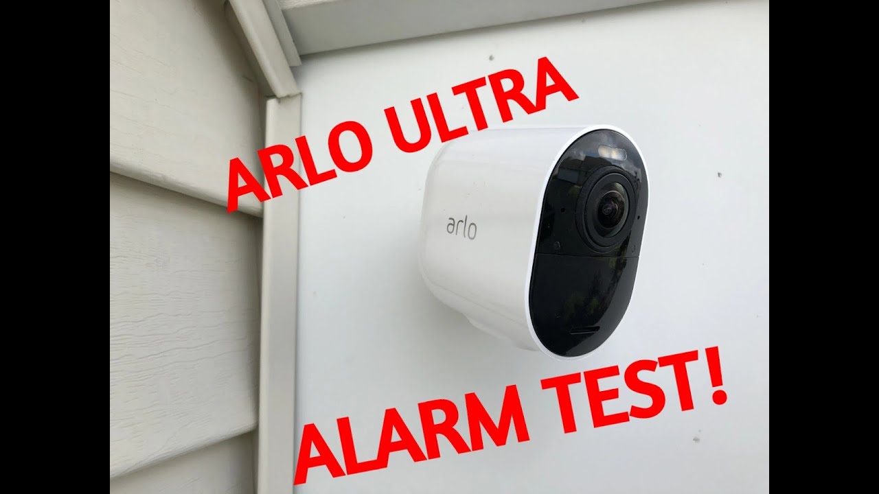 arlo ultra alarm