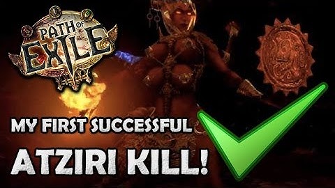 Path of Exile: ATZIRI DOWN! (Apex of Sacrifice - Righteous Fire Marauder)