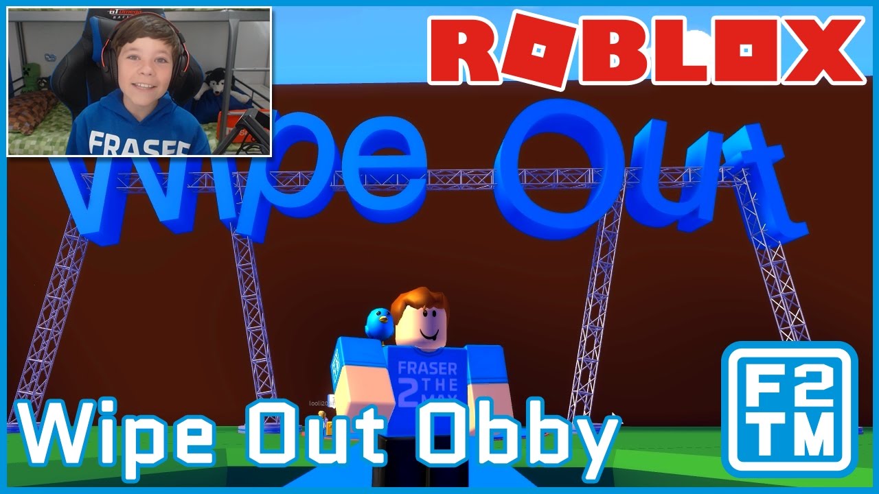 wipeout roblox race obby youtube