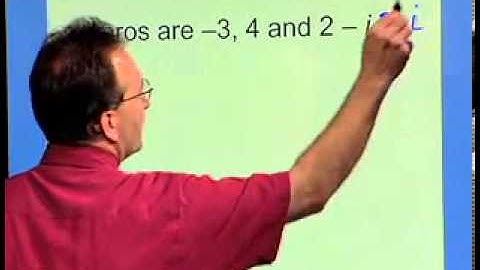 2 5 Complex Zeros And The Fundamental Theorem Of Algebra