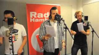 Video thumbnail of "The Baseballs - Born this way (Live bei Radio Hamburg)"