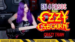 Crazy Train - Ozzy Osbourne (TUTORIAL & BASS TABS)