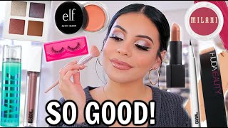 TESTING BRAND NEW MAKEUP: FULL FACE OF FIRST IMPRESSIONS + ALL DAY WEAR TEST! *drugstore + high end*