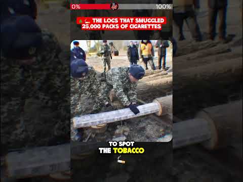 The Logs That Smuggled 25 000 Packs Of Cigarettes