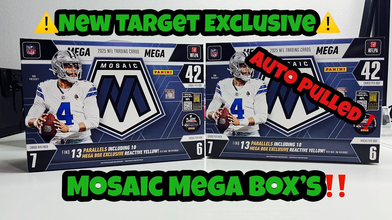 Target Iconic Box ‼️Auto Pull‼️New Target Exclusive Mosaic Mega Box Review - YouTube