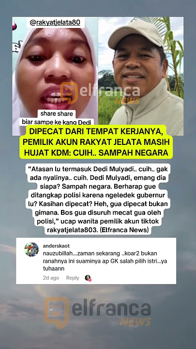 Akun Rakyat Jelata tak kapok hujat Dedi Mulyadi #dedimulyadi #kdm
