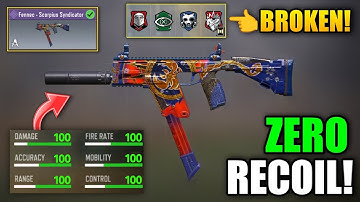FENNEC "0 RECOIL" GUNSMITH BUILD | Best Fennec Gunsmith Loadout | Season 11 COD Mobile