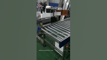 ZEBRA brand carton box side automatic labeling machine testing video