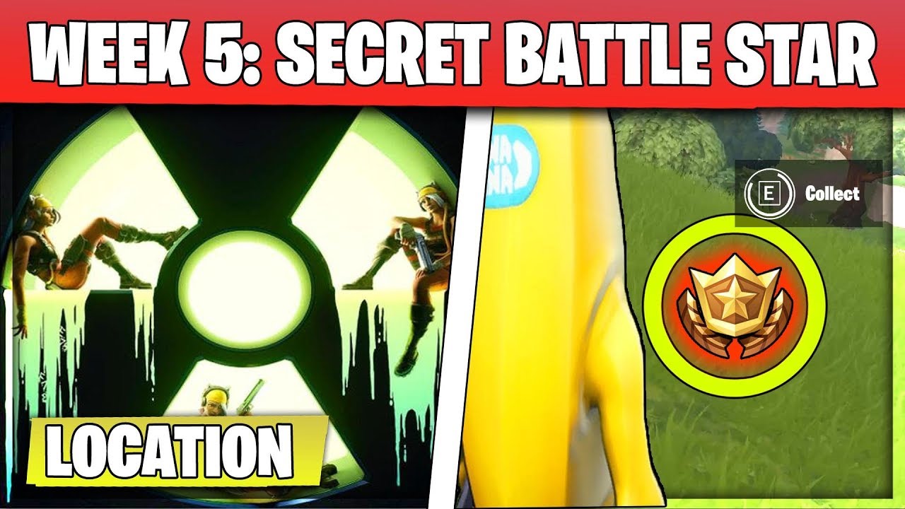Fortnite Week 5 Secret Battle Star LOCATION SEASON X (Fortnite: Loading Screen Week 5)