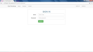 Codeigniter Admin Panel -- Creating login page bootstrap