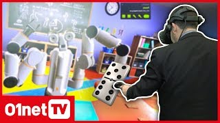 On a joué aux dominos contre un robot intelligent en réalité virtuelle