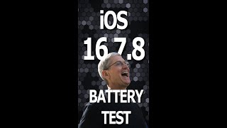 iPhone 8 : iOS 16.7.8 Battery Test / Performance Test