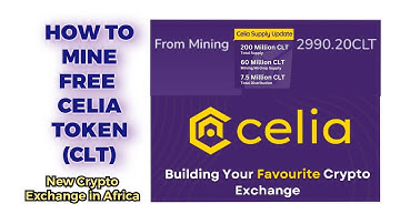 NEW CRYPTO EXCHANGE APP 🔥 || HOW TO MINE FREE CELIA TOKEN (CLT) || ANDROID AND IPHONE USERS