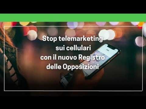 Stop al telemarketing sui cellulari con il nuovo Registro delle opposizioni