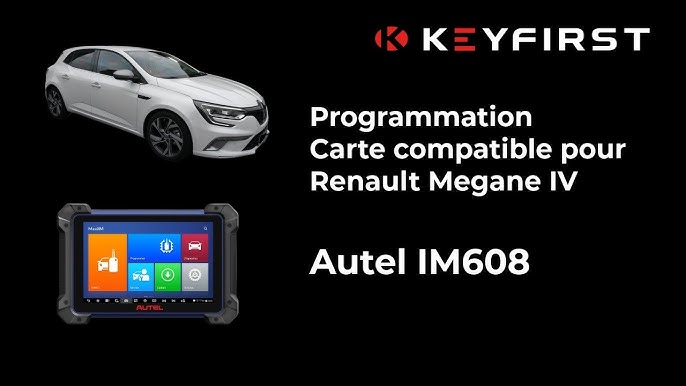 Programmation d'une Carte Clé Renault Clio 4™ avec un Autel IM608