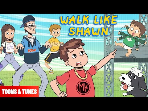 Walk Like Shawn 🎵 Music Video (Animated in the FGTeeV Books Style)