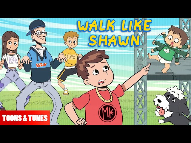 Walk Like Shawn 🎵 Music Video (Animated in the FGTeeV Books Style) class=