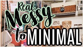 MESSY TO MINIMAL MAMA* REAL LIFE MESSY HOUSE HOARDER DECLUTTER AND ORGANIZE WITH ME CLEAN DEPRESSION