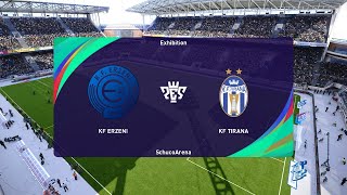 KF Erzeni vs KF Tirana (27/11/2023) Kategoria Superiore PES 2021