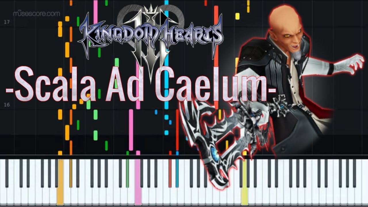 Edge Of Existence Scala Ad Caelum Synthesia Tutorial Sheet Music Youtube