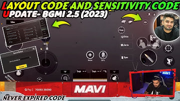 UPDATE 2.5 | MAVI SENSITIVITY SETTINGS | MAVI CONTROL CODE | MAVI SENSITIVITY CODE | @MAVIOP