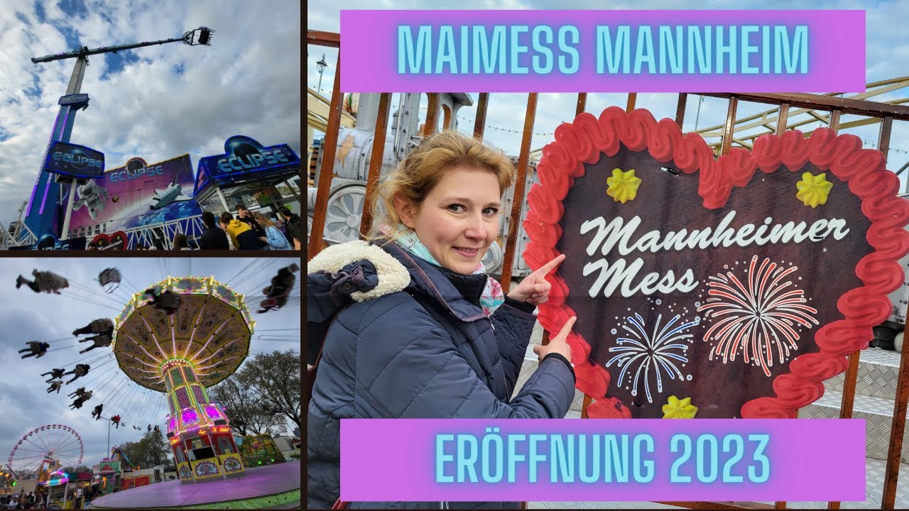 Eröffnungstag Maimess Mannheim 29.04.2023 | Unser Erstbesuch auf der tollen Kirmes in Mannheim