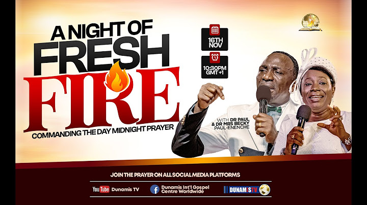 MID NIGHT PRAYER COMMANDING THE DAY- A NIGHT OF FRESH FIRE. 16-11-2024